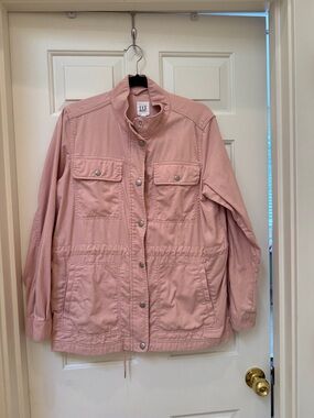 GAP Women's Dusty Pink Utility Jacket